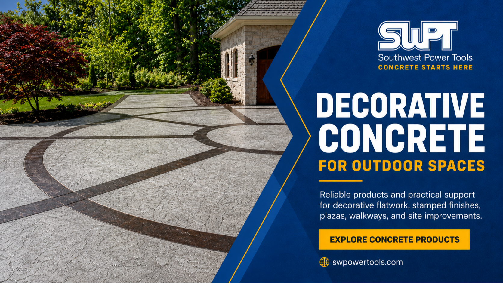 Concrete and jobsite supplies for contractors